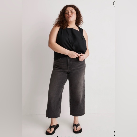 Madewell Denim - Madewell Plus Perfect Vintage Wide Leg Cropped Jeans